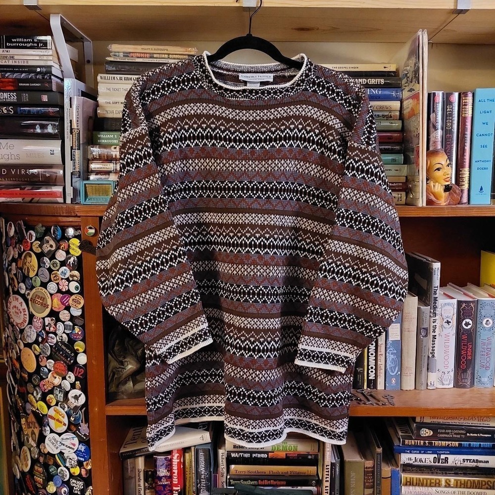 Vintage made in USA Kimberly Hunter striped sweater